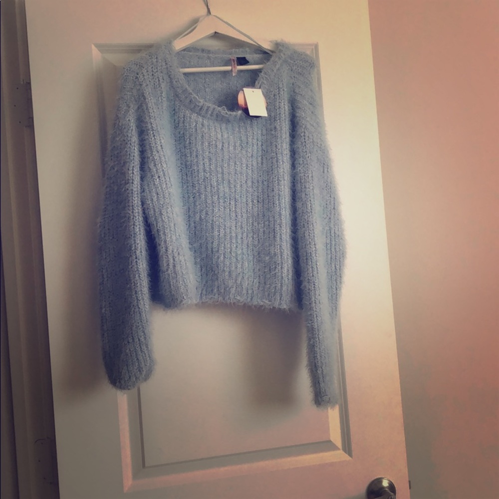 Baby Blue sweater top